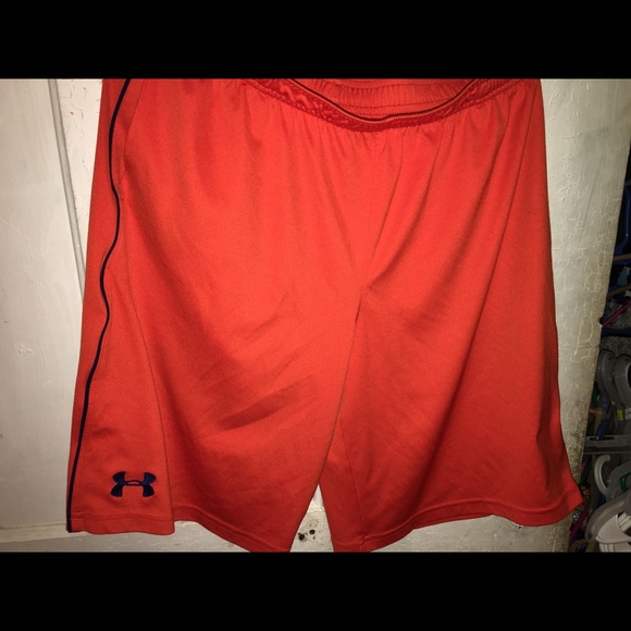 Under Armour Other - Under Armour orange/ navy stripe shorts Under Armour Other - Under Armour orange/ navy stripe shorts